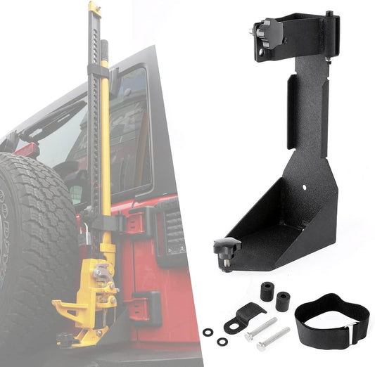 4x4wavers 48" Hi Lift Jack  Rear Door Mount for Jeep Wrangler JK/JKU 2007-2018 (mount only) - 4X4 WAVERS