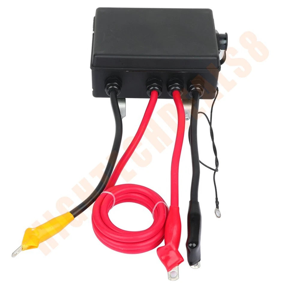 4X4Wavers Heavy Duty 13,500 lbs 12V Electric Offroad Winch with wireless remote - Synthetic rope - 4X4 WAVERS