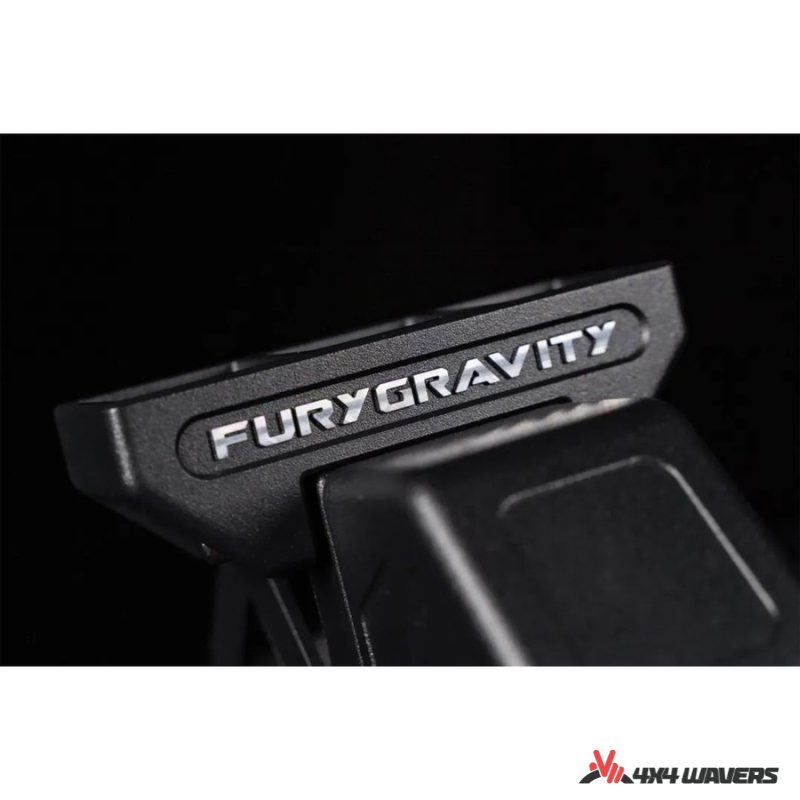 4x4wavers Fury Aluminum Multifunction Box -  Tailgate Equipment Integrated Set - Rear Integrated Kit with 2 Gas Cans Tanks and storage with numeric locks - 4X4 WAVERS