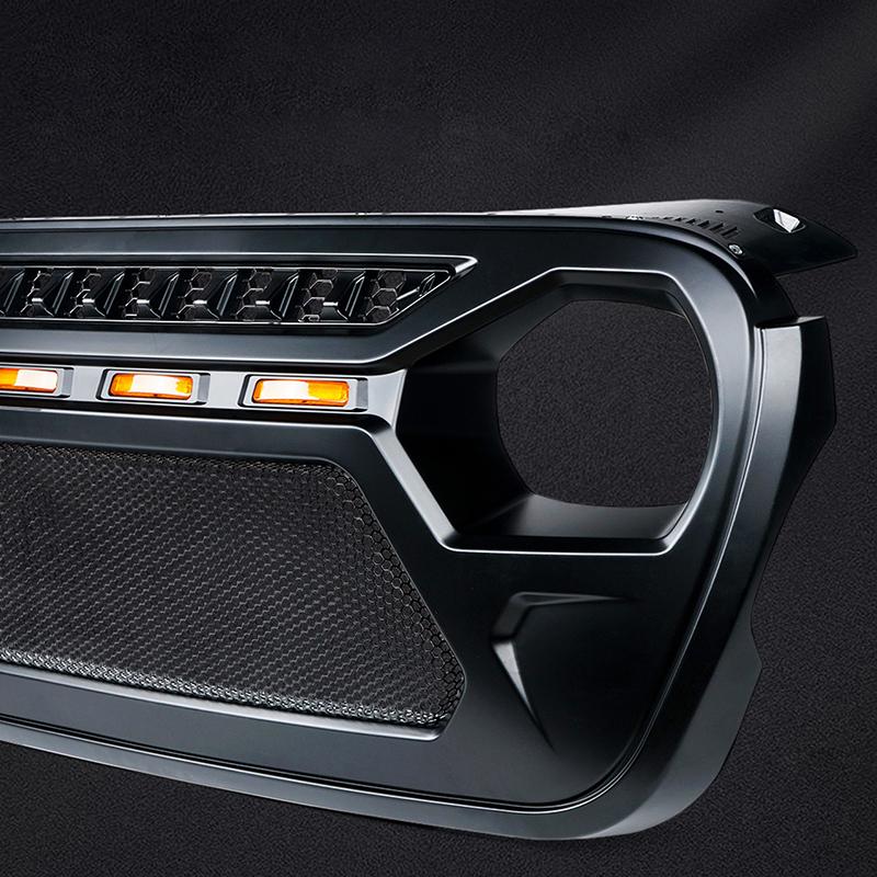 4X4Wavers Metal Mesh Grille with 5 LED Light - 4X4 WAVERS