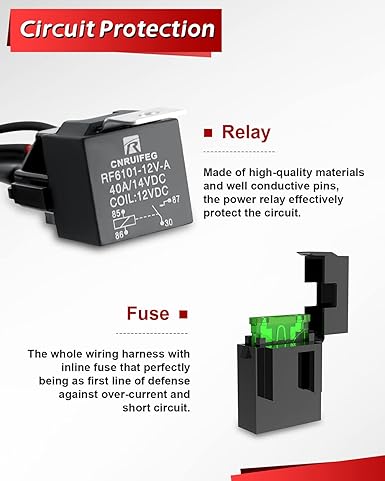 4X4Wavers Wiring Harness for LED Light Bar - 4X4 WAVERS