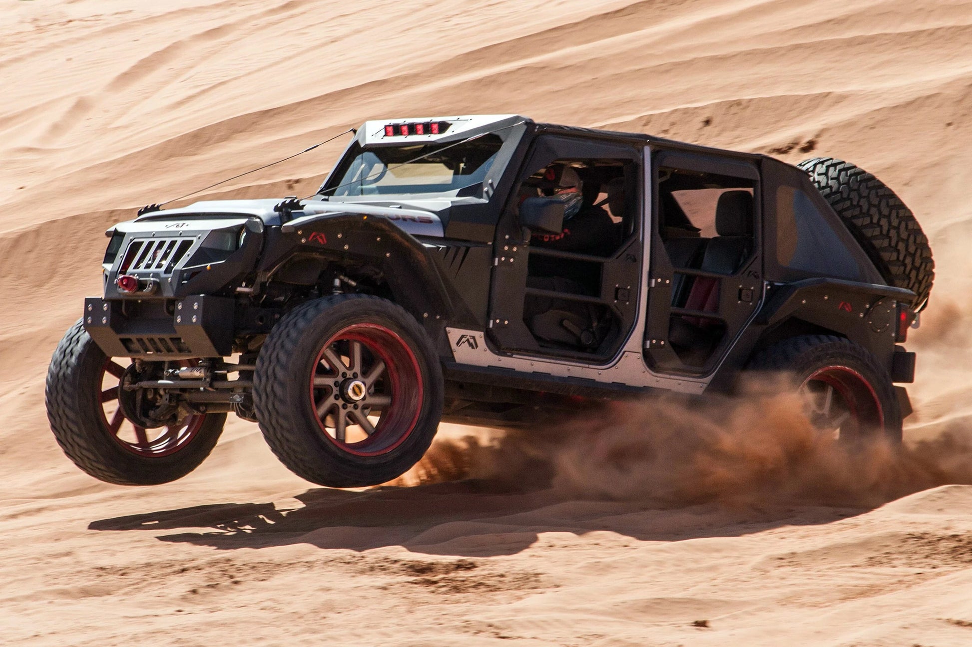 4X4WAVERS Metal Armor Short Metal Face Grumper Grille/Front Bumper -  Jeep Wrangler JL/JLU/4XE/JT 2018+ - 4X4 WAVERS