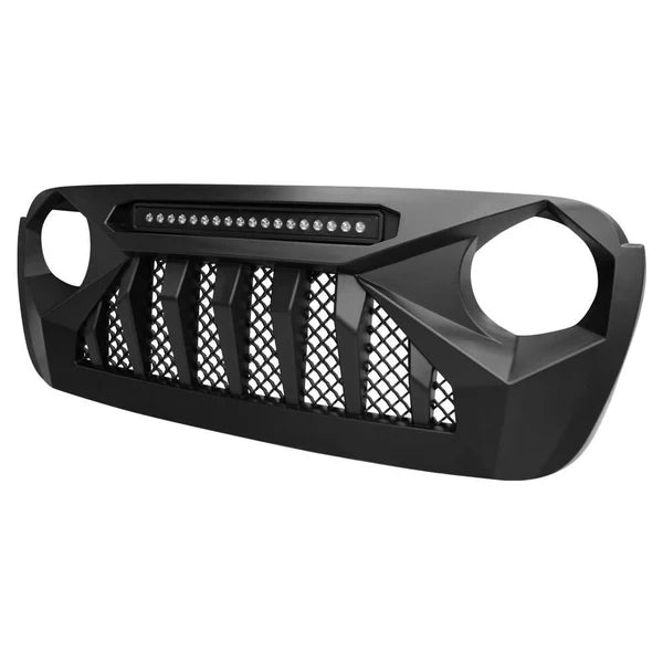 4X4Wavers Gladiator Demon Grill Cover with LED Lights - 4X4 WAVERS