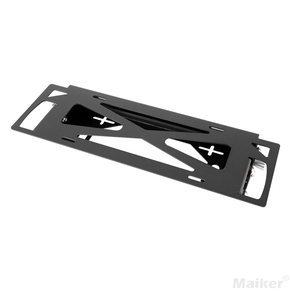 4x4wavers Removable License Plate Holder for all jeep wrangler models - 4X4 WAVERS