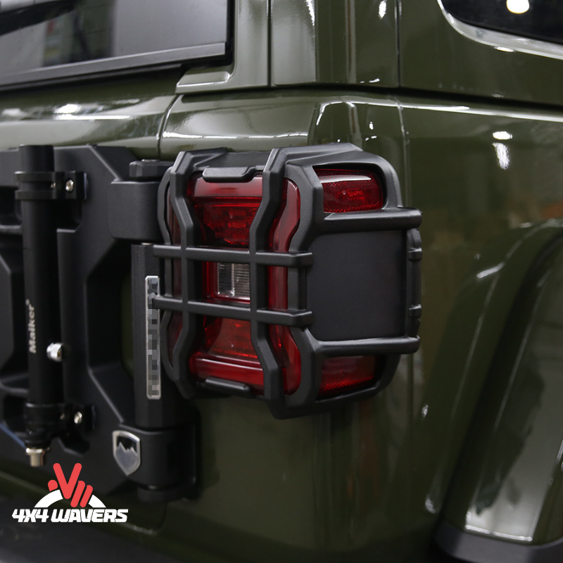 4x4wavers Taillight Aluminum Cover Guard - Legend Offroad Style - 4X4 WAVERS