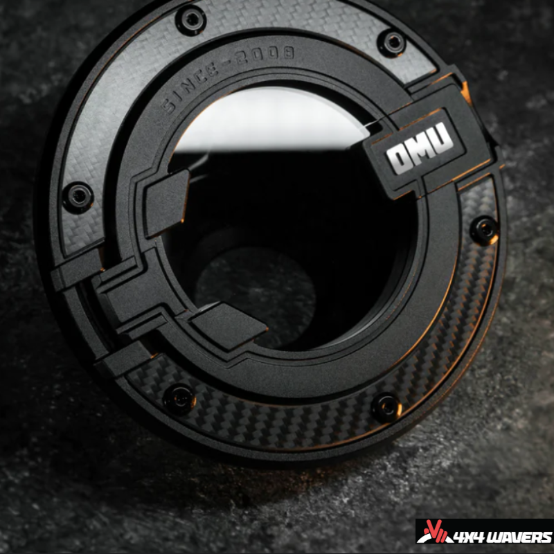 4x4wavers OMU Carbon Fiber & Aluminum Gas Tank Transparent Cover - 4X4 WAVERS