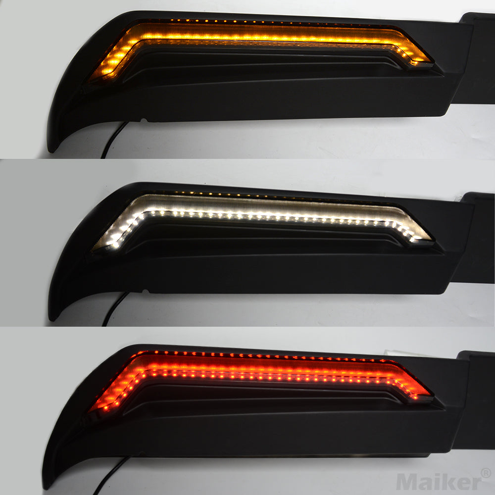 4x4wavers Rear Top Spoiler Wing with Brake LED Light - 4X4 WAVERS