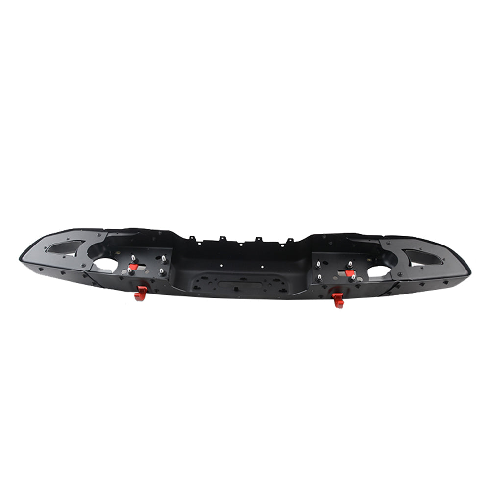 4x4wavers Front Bumper - 10th Anniversary Style without Sensor Holes - for Jeep Wrangler JL/JLU/4XE/JT-Gladiator 2018-2024 (fits 4 Doors & 2 Doors) - 4X4 WAVERS