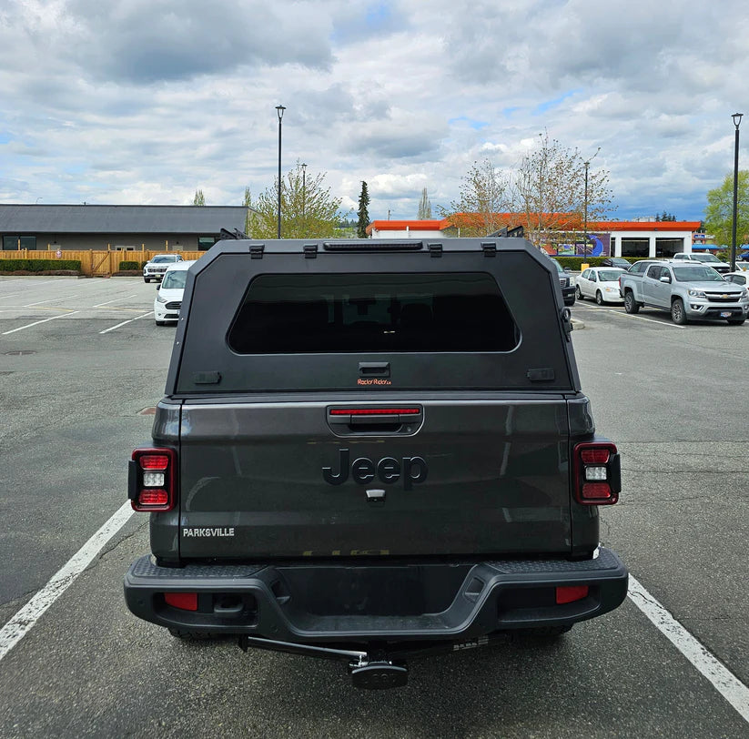 4X4Wavers Jeep Gladiator smart canopy truck caps with sliding glass window - 4X4 WAVERS