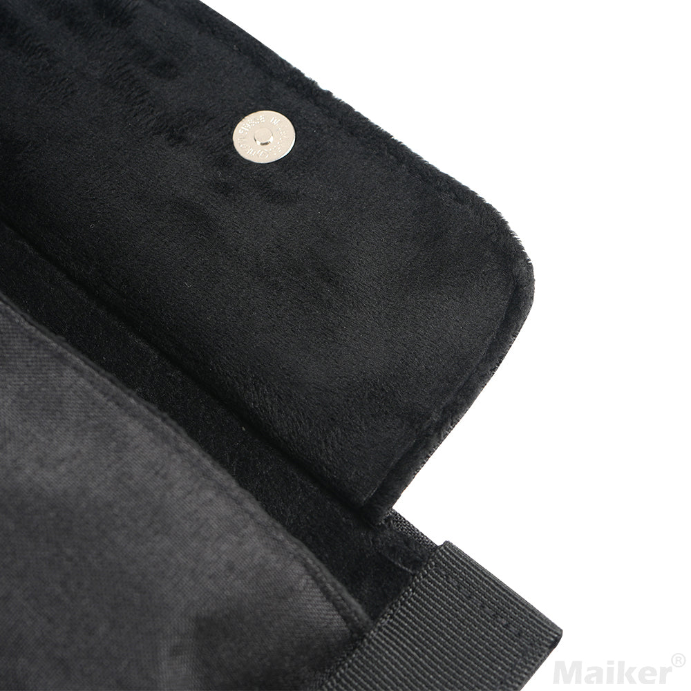 4x4wavers Black Car Roll Bar Grab Handle Sunglasses Holder Storage Bag for all jeep wrangler models - 4X4 WAVERS