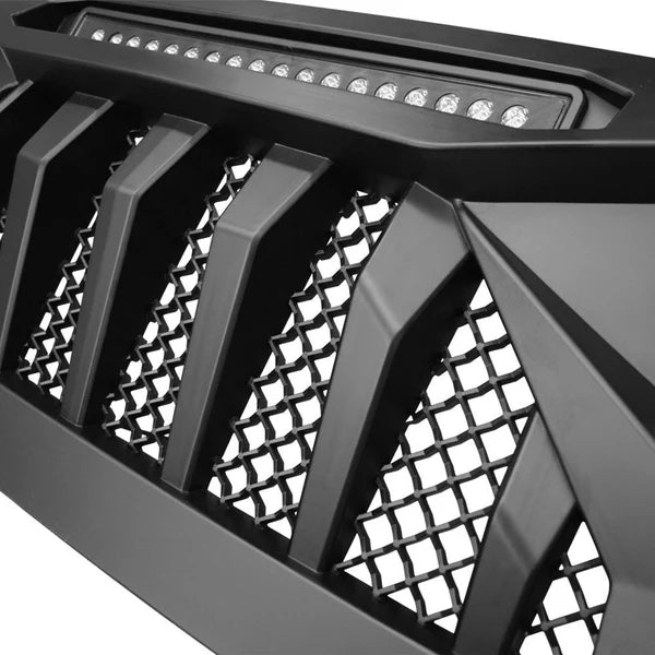 4X4Wavers Gladiator Demon Grill Cover with LED Lights - 4X4 WAVERS