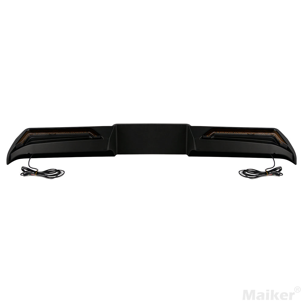 4x4wavers Rear Top Spoiler Wing with Brake LED Light - 4X4 WAVERS