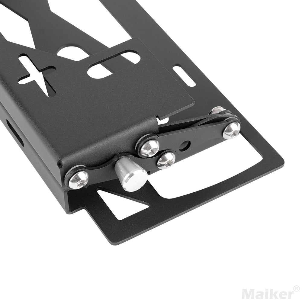 4x4wavers Removable License Plate Holder for all jeep wrangler models - 4X4 WAVERS
