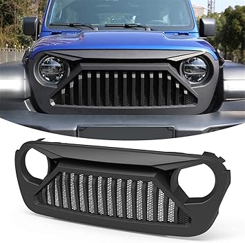 4X4Wavers Front Gladiator Vader Grille W Mesh - 4X4 WAVERS