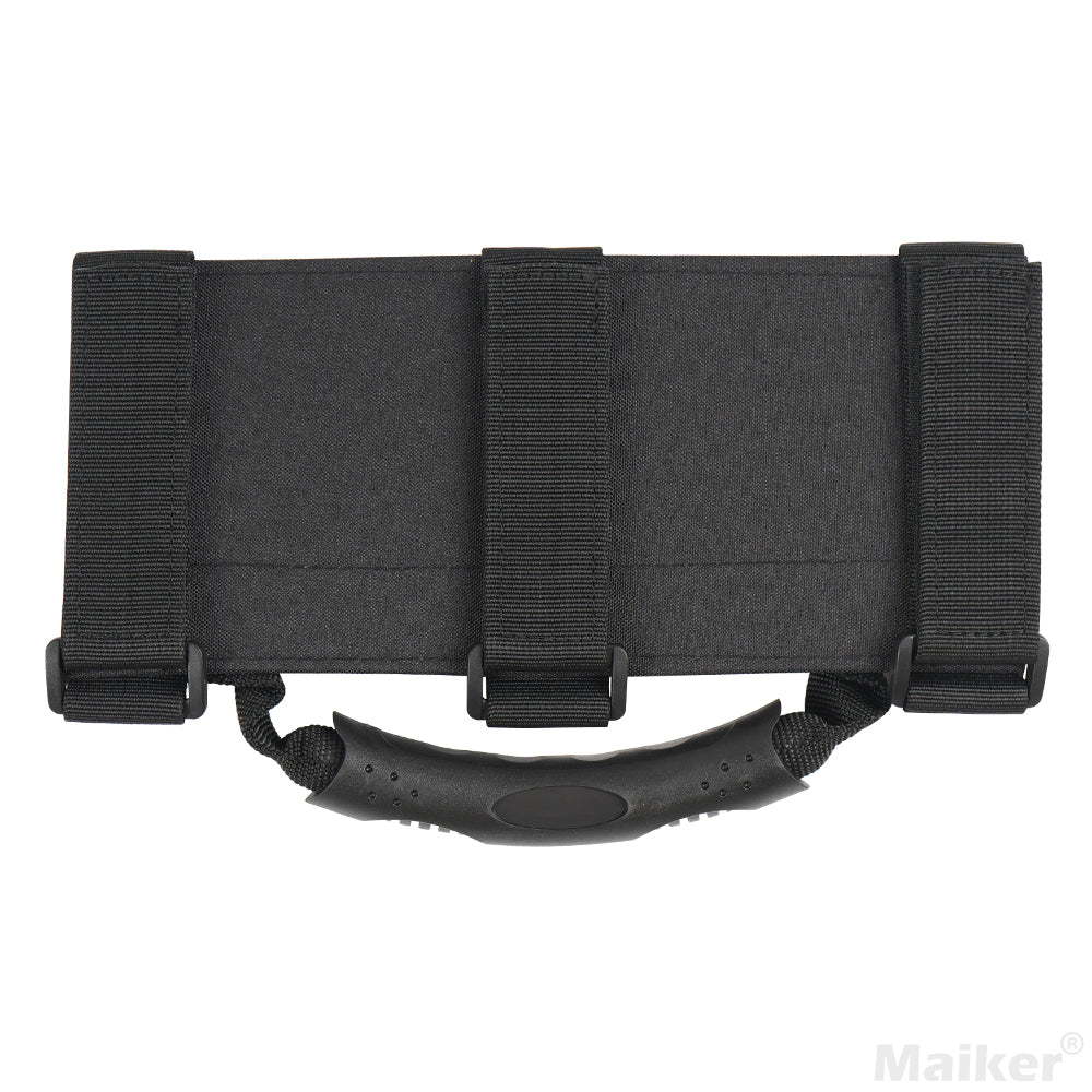 4x4wavers Black Car Roll Bar Grab Handle Sunglasses Holder Storage Bag for all jeep wrangler models - 4X4 WAVERS