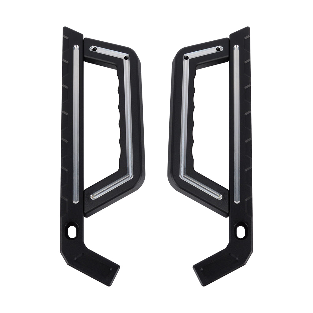 4x4wavers Aluminum Handle with Mobile Holder for jeep wrangler JK/JKU 2007-2018 - 4X4 WAVERS