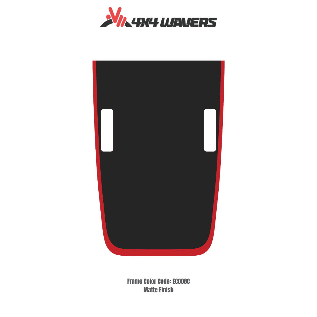 Kit d'autocollants 4x4wavers pour capot JL Rubicon – Autocollants en vinyle pour modèles Jeep Wrangler – Fabriqué au Canada