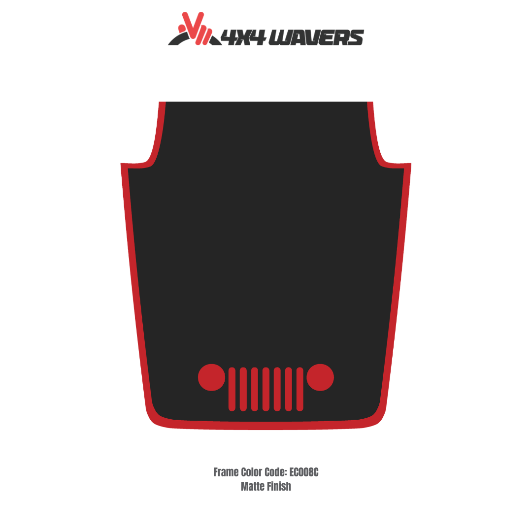 4x4wavers Decal Sticker Kit for JK Hood β Vinyl Car Decals for Jeep Wrangler Models β Made in Canada - 4X4 WAVERS