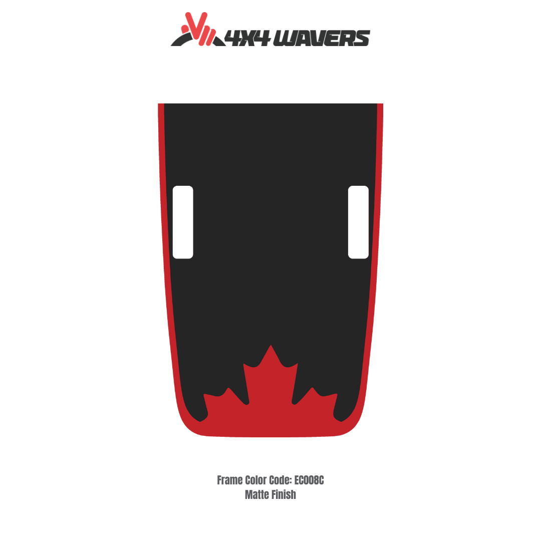 4x4wavers CANADA Decal Sticker Kit for JL Rubicon Hood β Vinyl Car Decals for Jeep Wrangler Models β Made in Canada - 4X4 WAVERS