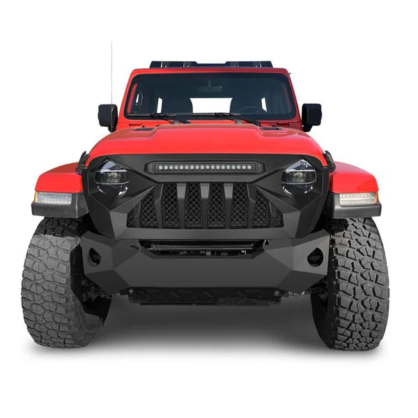 4X4Wavers Gladiator Demon Grill Cover with LED Lights - 4X4 WAVERS