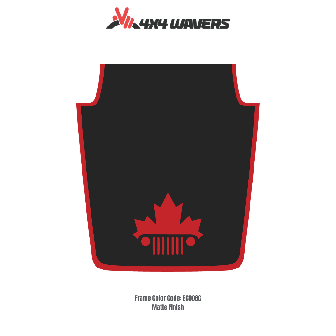 4x4wavers Decal Sticker Kit for JK Hood β Vinyl Car Decals for Jeep Wrangler Models β Made in Canada - 4X4 WAVERS