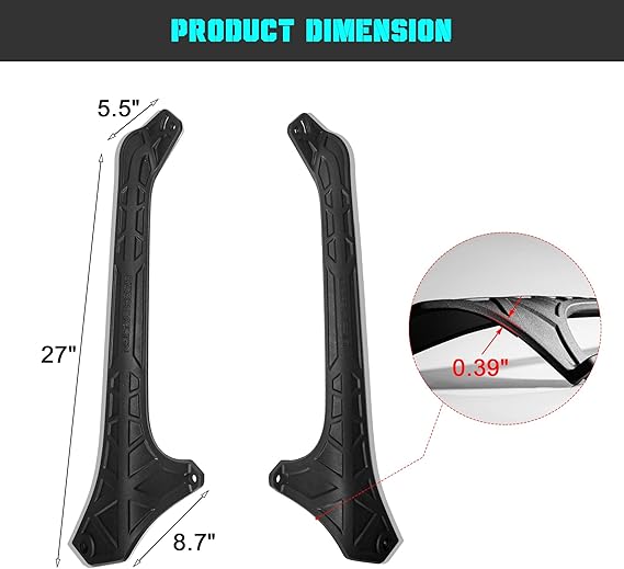 4X4WAVERS 52" LED Light Bar Mount - GEEA Design - Jeep Wrangler JL/JLU/JT 2018+ - 4X4 WAVERS