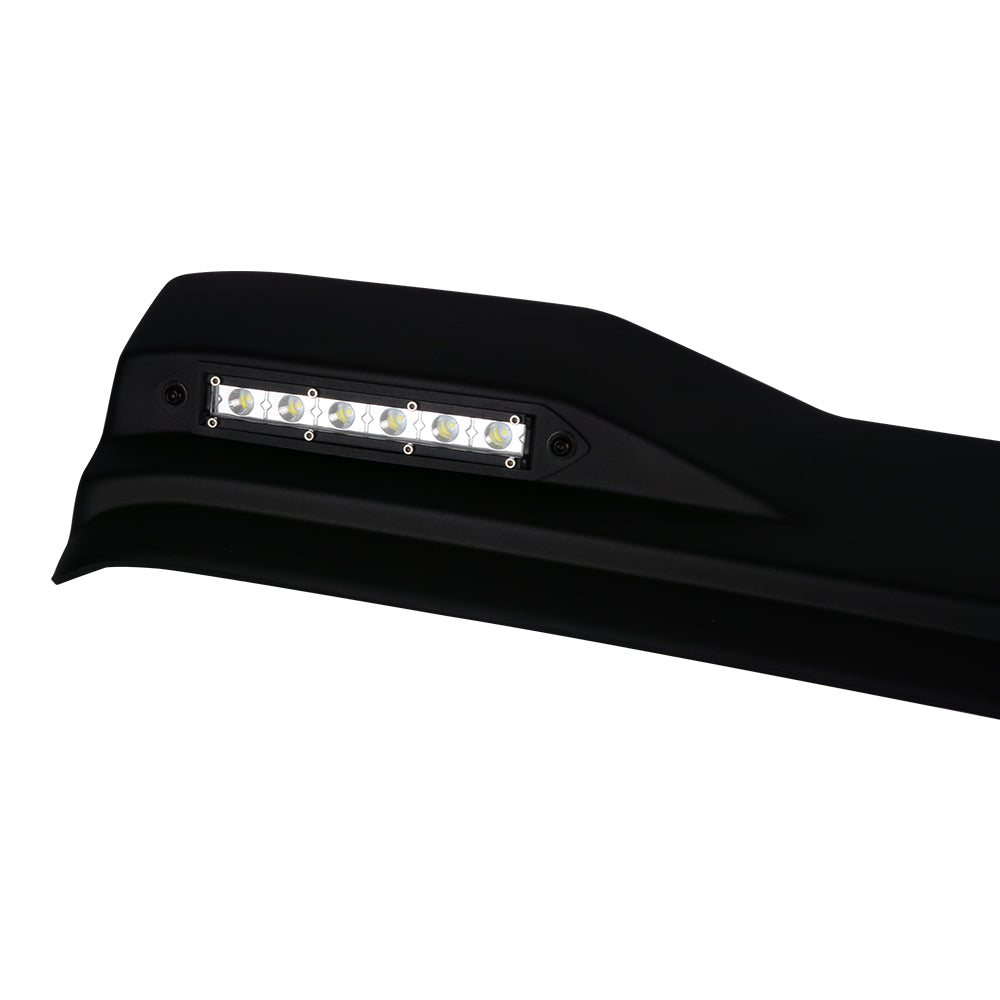 4X4WAVERS Horns Style Front Roof Spoiler with LED Light - Jeep Wrangler JL/JLU/4XE/JT 2018+ - 4X4 WAVERS