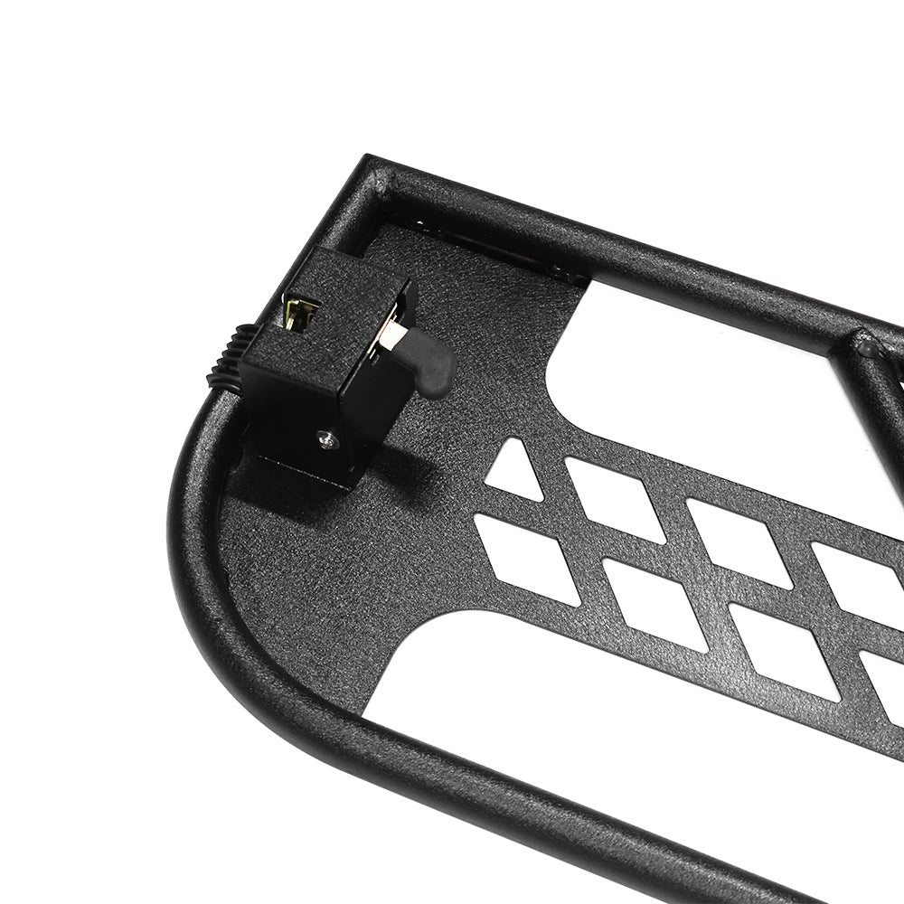 4X4WAVERS Tubular Half Doors with Side Rearview Mirrors - Freedom Style - Jeep Wrangler JLU/4XE 2018+ - 4X4 WAVERS