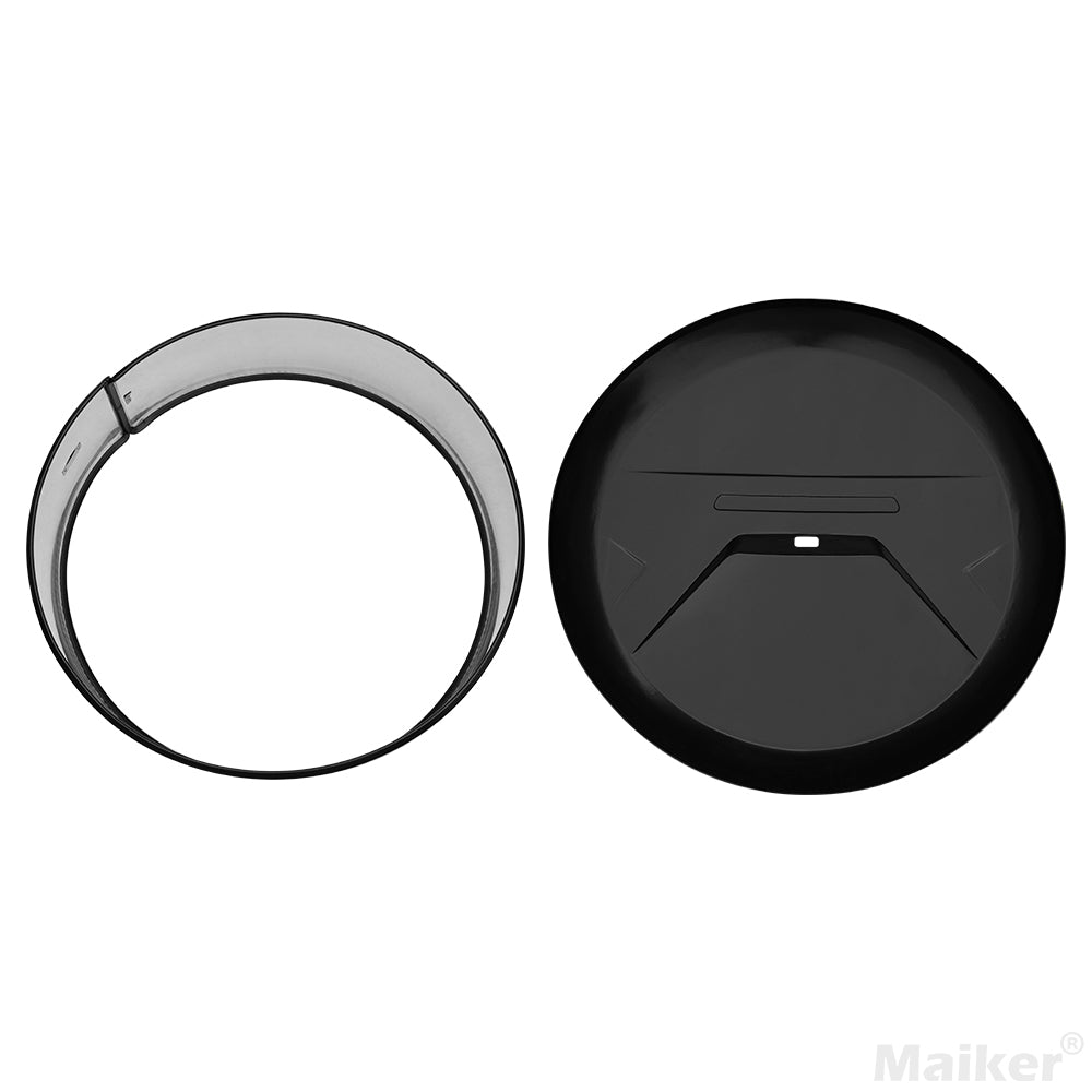 4x4wavers Spare Tire Cover with Camera Hole for jeep wrangler JL/JLU/4XE 2018-2025 - 4X4 WAVERS