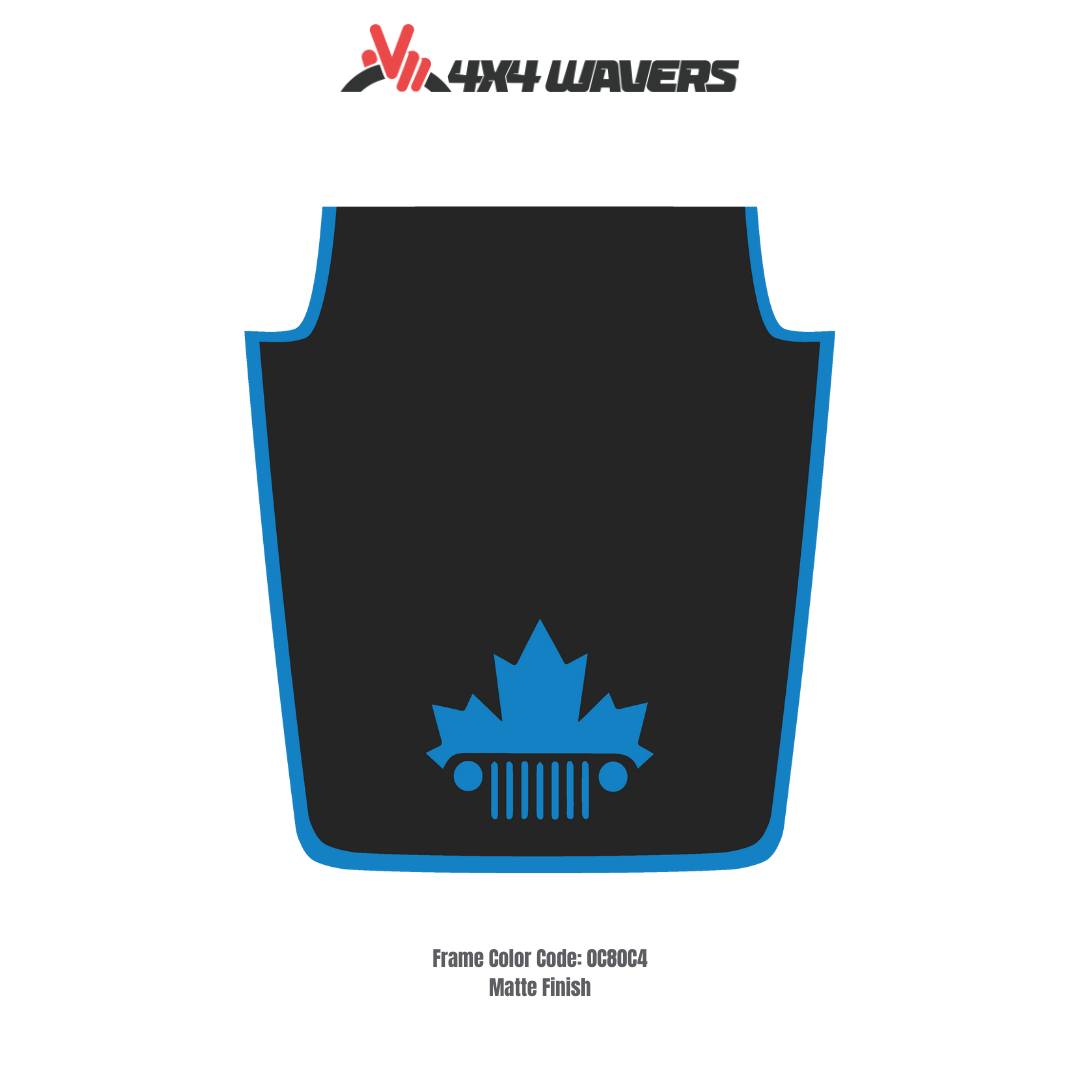 4x4wavers Decal Sticker Kit for JK Hood β Vinyl Car Decals for Jeep Wrangler Models β Made in Canada - 4X4 WAVERS