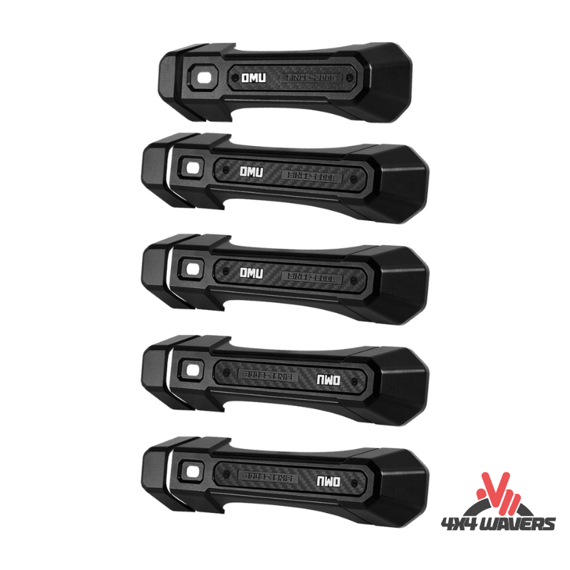 4x4wavers OMU Carbon Fiber & Aluminum Door Handles - 4X4 WAVERS