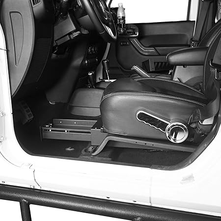 4x4wavers Under Seat Lock Box Security Locking Storage for jeep wrangler JK/JKU 2007-2018 - 4X4 WAVERS