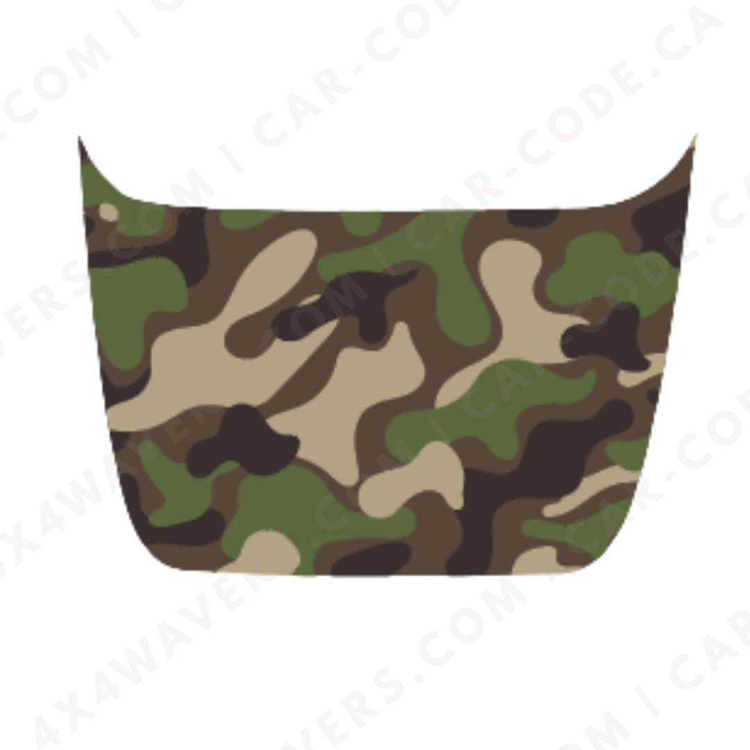 Ford F-150 Raptor Capot – Série CAMO (Forêt / Urbain Digi) – 2017–2025 – Vinyle découpé mat imprimé 3M ou Avery