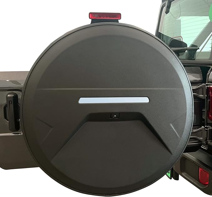 4x4wavers Spare Tire Cover with Camera Hole for jeep wrangler JL/JLU/4XE 2018-2025 - 4X4 WAVERS