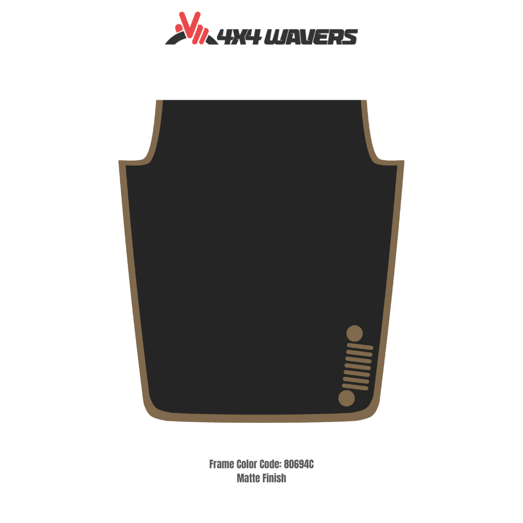 4x4wavers Decal Sticker Kit for JK Hood β Vinyl Car Decals for Jeep Wrangler Models β Made in Canada - 4X4 WAVERS