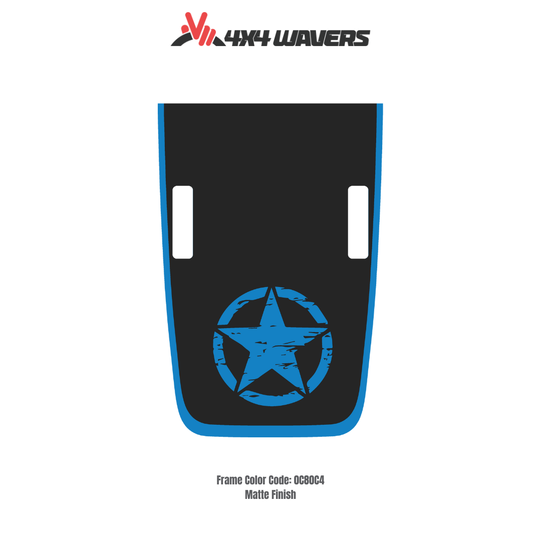 Kit d'autocollants STAR 4x4wavers pour capot JL Rubicon – Autocollants en vinyle pour Jeep Wrangler – Fabriqué au Canada