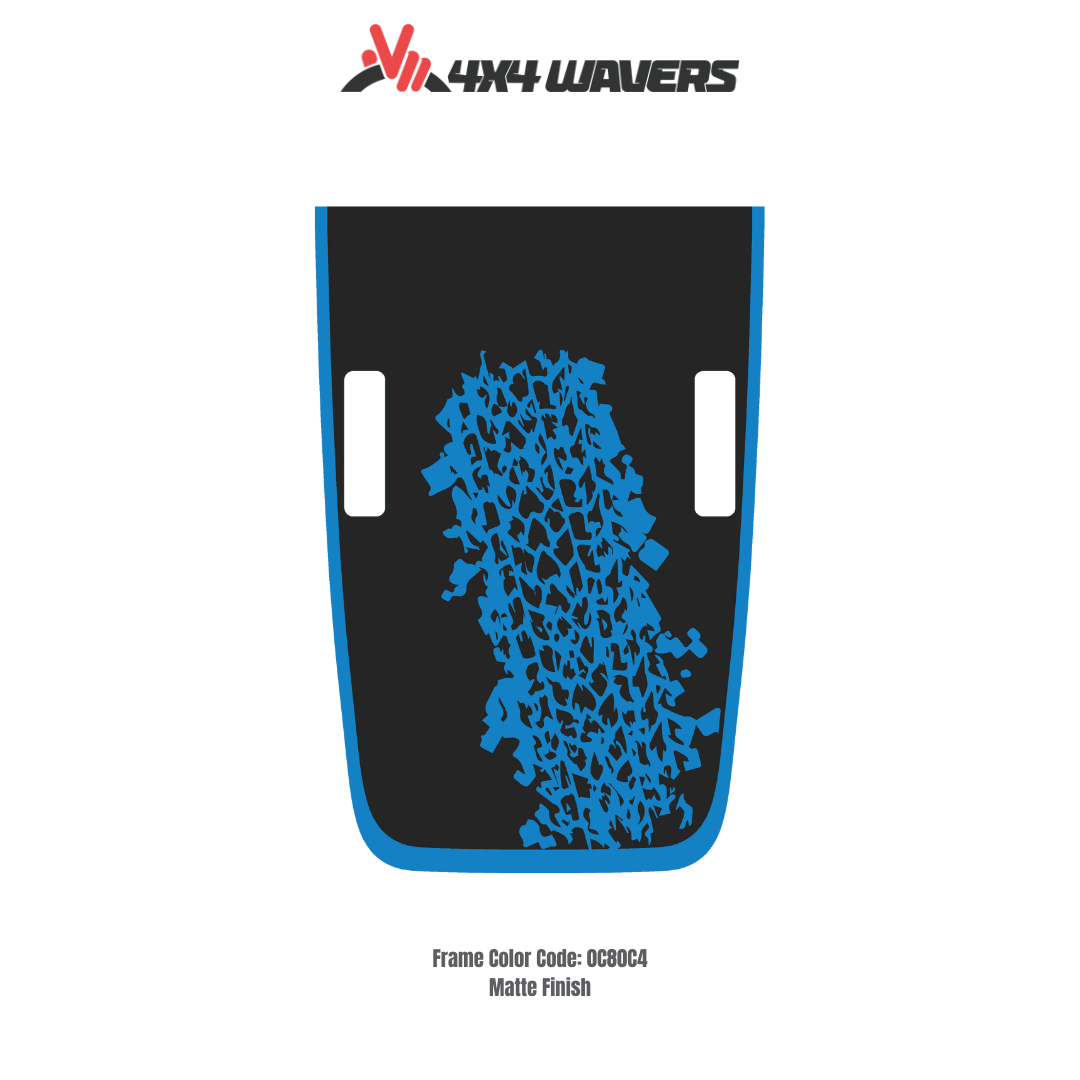 4x4wavers MUD Decal Sticker Kit for JL Rubicon Hood β Vinyl Car Decals for Jeep Wrangler Models β Made in Canada