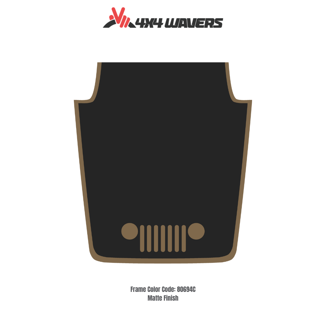4x4wavers Decal Sticker Kit for JK Hood β Vinyl Car Decals for Jeep Wrangler Models β Made in Canada - 4X4 WAVERS