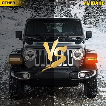 4x4wavers LED Fender Daytime Running Light for Jeep Wrangler JL/JLU/4XE/JT 2018-2023 - 4X4 WAVERS