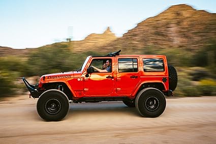 4x4wavers Sun rider For Hardtop For Jeep Wrangler JK/JKU2007-18 Jeep Wrangler JK 2 Door &Unlimited 4 Door Models - 4X4 WAVERS