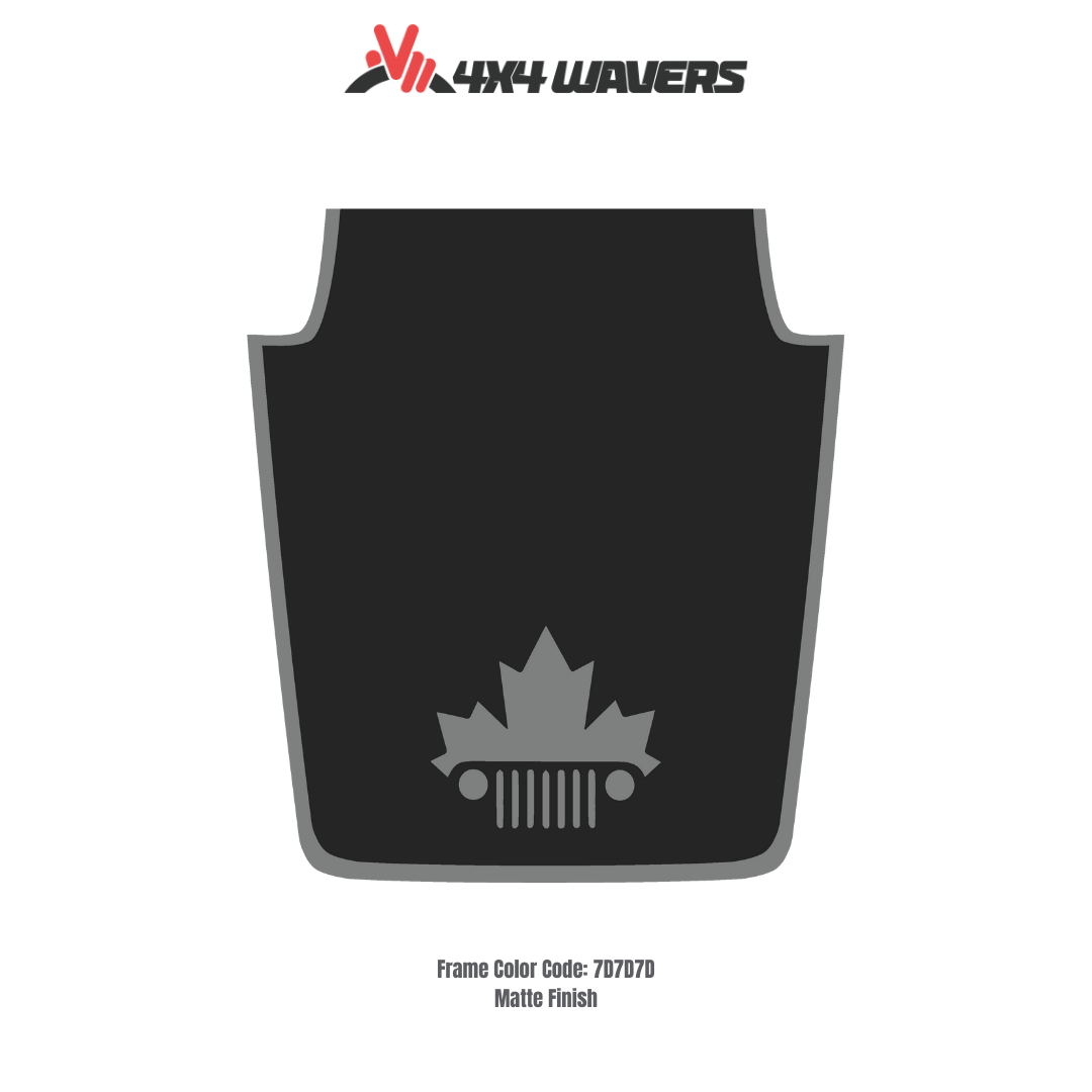 4x4wavers Decal Sticker Kit for JK Hood β Vinyl Car Decals for Jeep Wrangler Models β Made in Canada - 4X4 WAVERS