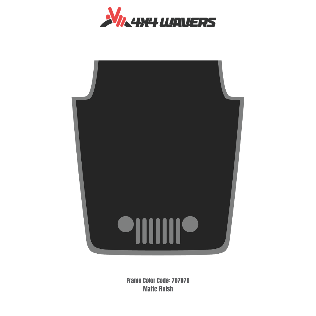 4x4wavers Decal Sticker Kit for JK Hood β Vinyl Car Decals for Jeep Wrangler Models β Made in Canada - 4X4 WAVERS