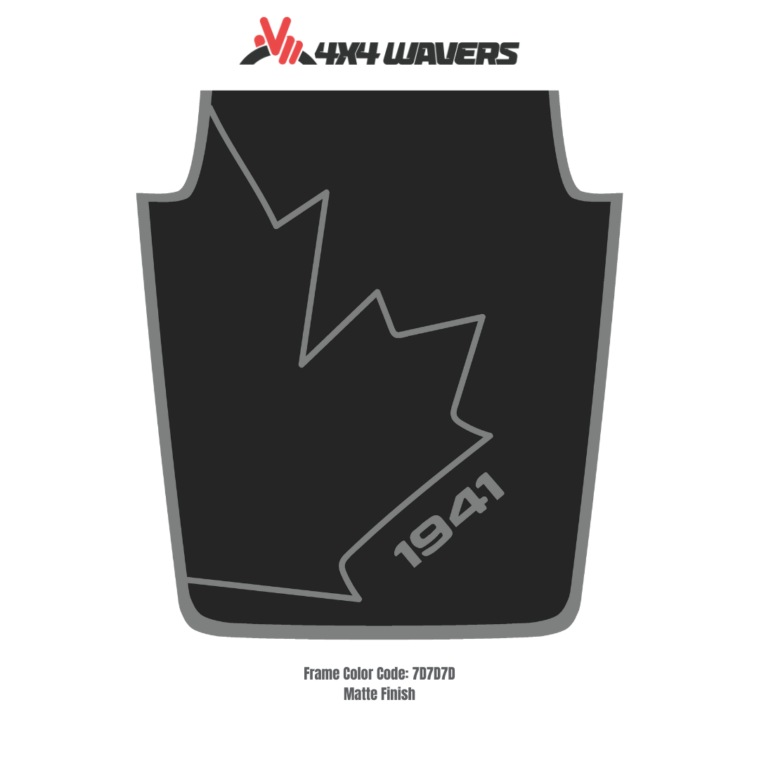 4x4wavers JK Hood CANADA CANADA Style Decal Sticker Kit for Hood β Vinyl Car Decals for Jeep Wrangler Models β JK Hood CANADA Decals β Made in Canada