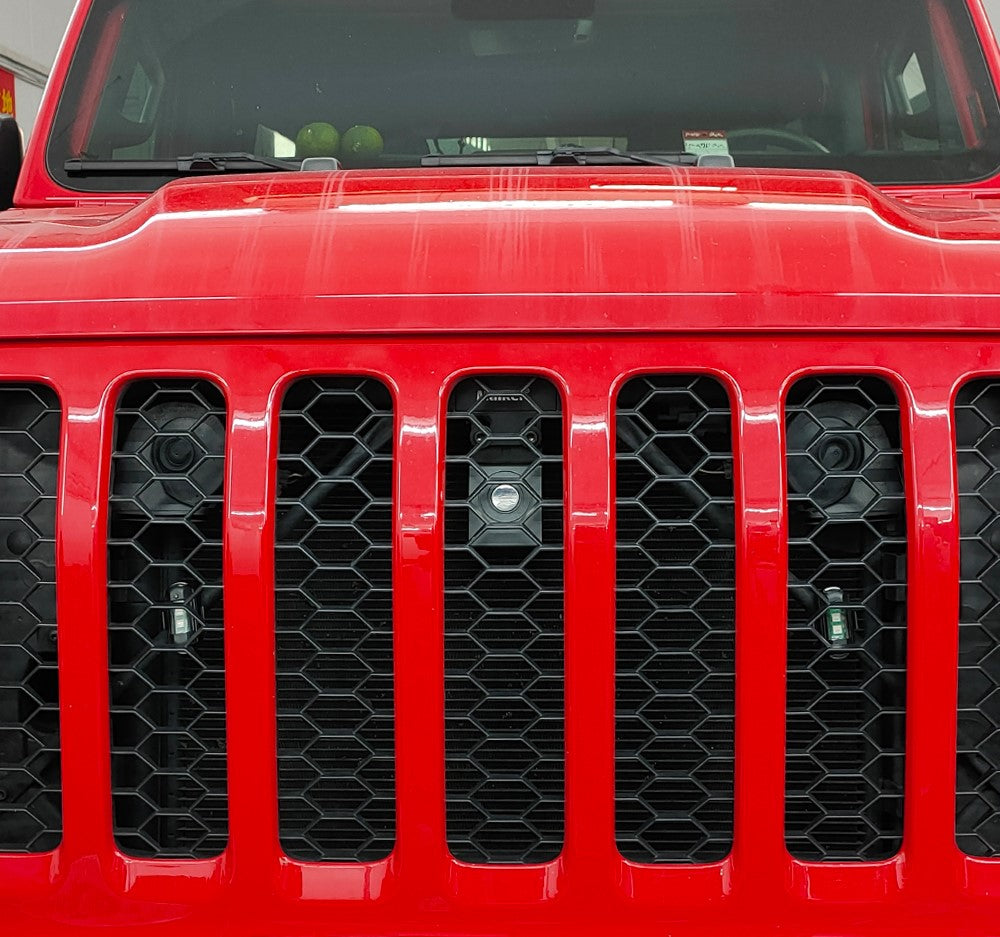 4x4wavers Hidden Hood Latches Kit for 2018-2025 Jeep Wrangler JL/ JLU/ Gladiator JT/ 4XE - 4X4 WAVERS