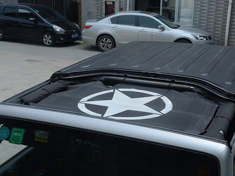 4x4wavers front Shade Net /Mesh Shade sun protector for jeep wrangler JK/JKU - 4X4 WAVERS