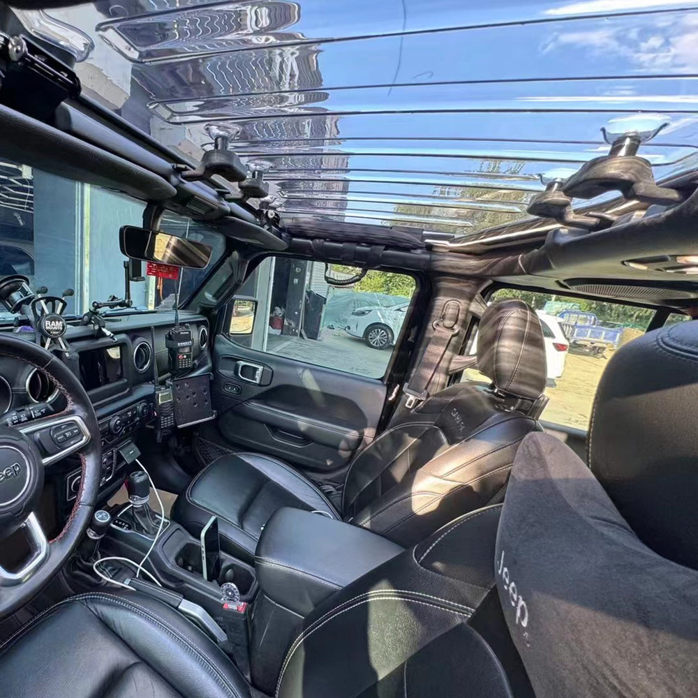 4x4wavers Transparent Top / Clear Top for jeep wrangler JL/JLU/4XE/JT - 4X4 WAVERS