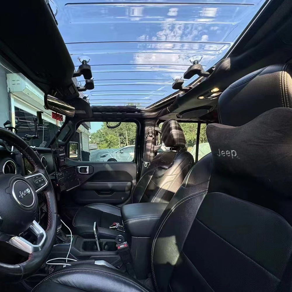 4x4wavers Transparent Top / Clear Top for jeep wrangler JL/JLU/4XE/JT - 4X4 WAVERS