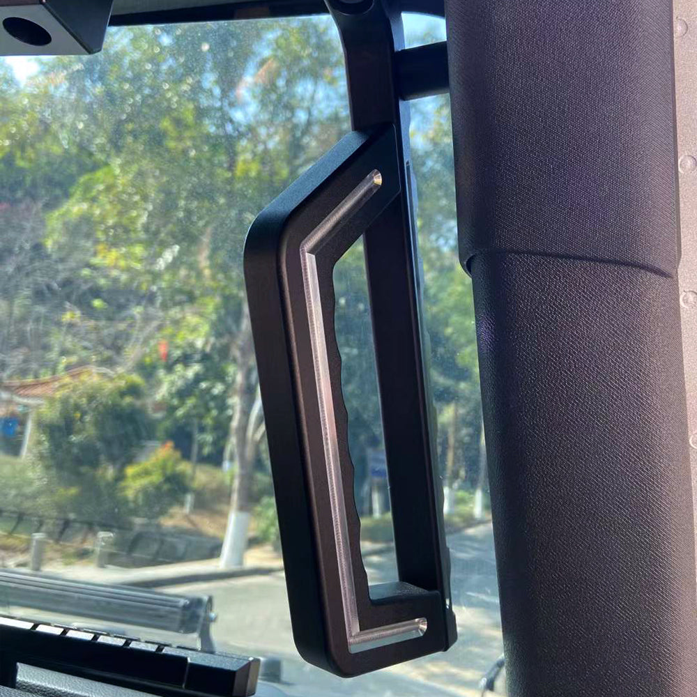 4x4wavers Aluminum Handle with Mobile Holder for jeep wrangler JK/JKU 2007-2018 - 4X4 WAVERS