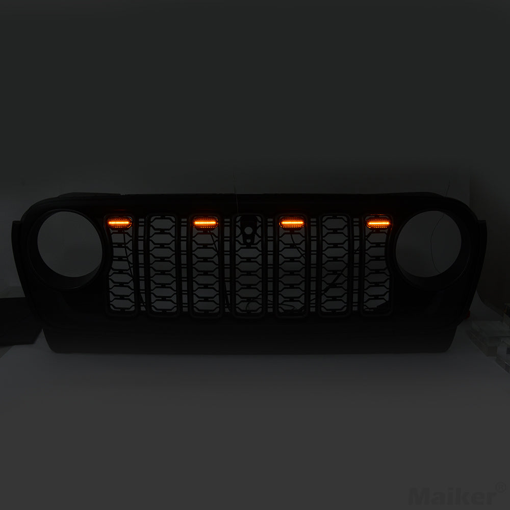 4x4wavers Grille Light LED Running Marker Lamp Accessories for jeep wrangler 2024-2025 grille - 4X4 WAVERS