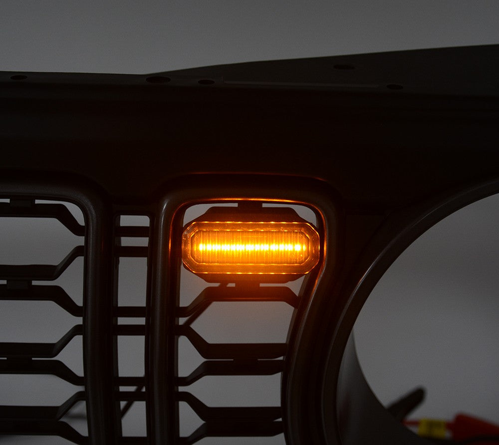 4x4wavers Grille Light LED Running Marker Lamp Accessories for jeep wrangler 2024-2025 grille - 4X4 WAVERS